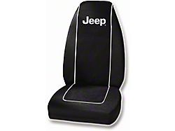 Embroidered Seat Cover with Jeep Logo (Universal; Some Adaptation May Be Required)