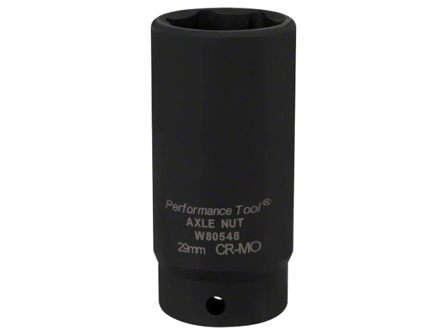 Forward Axle Nut Socket; Metric