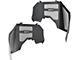 Front Inner Fenders; Textured Black (20-24 Jeep Gladiator JT)