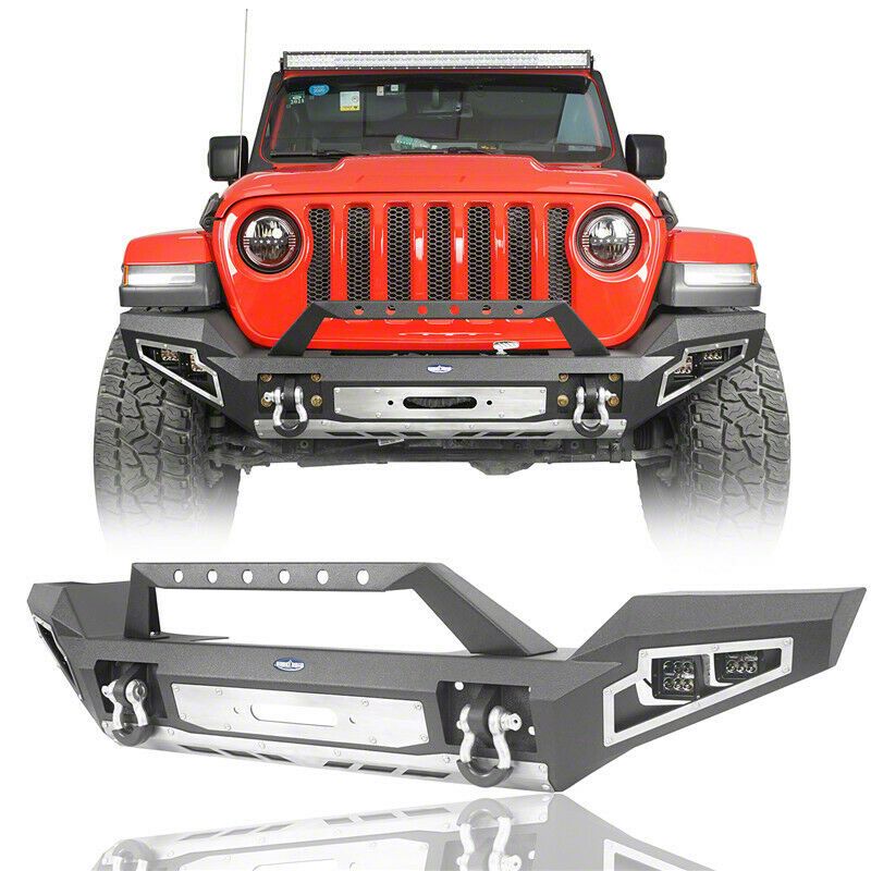 Jeep Gladiator Full Width Front Bumper (20-25 Jeep Gladiator JT) - Free ...