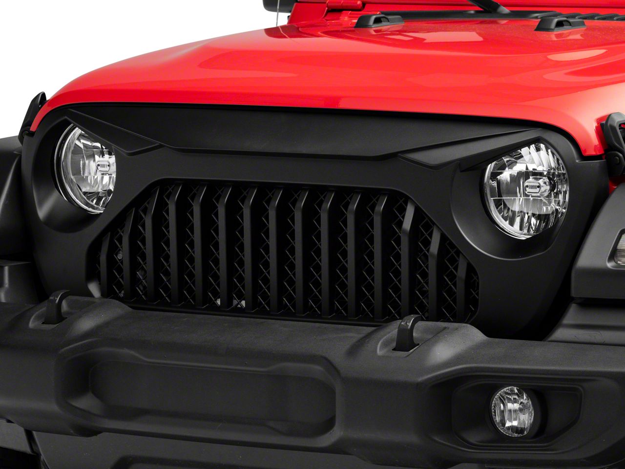 Jeep Gladiator Gladiator Series Grille; Matte Black (20-25 Jeep ...