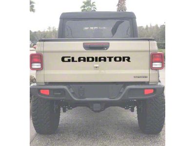 Gladiator Tailgate Letters; Forged Carbon Fiber (20-24 Jeep Gladiator JT)