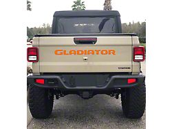 Gladiator Tailgate Letters; Gloss Orange (20-24 Jeep Gladiator JT)