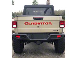 Gladiator Tailgate Letters; Gloss Red (20-24 Jeep Gladiator JT)