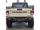 Gladiator Tailgate Letters; Matte Black with Red Outline (20-24 Jeep Gladiator JT)