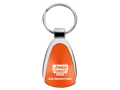 Gladiator Teardrop Key Fob; Orange