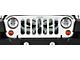 Grille Insert; Always Watching Lime Green Eyes (20-24 Jeep Gladiator JT)
