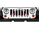 Grille Insert; Bloody Monster (20-24 Jeep Gladiator JT)