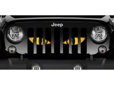 Grille Insert; Chaos Yellow Eyes (20-24 Jeep Gladiator JT)