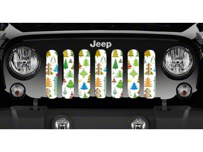 Grille Insert; Christmas Cheer (20-24 Jeep Gladiator JT)
