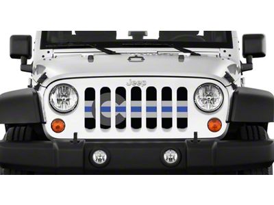 Grille Insert; Colorado Tactical Back the Blue (20-24 Jeep Gladiator JT)