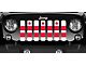 Grille Insert; District of Columbia Flag (20-24 Jeep Gladiator JT)