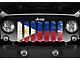 Grille Insert; Filipino Flag (20-24 Jeep Gladiator JT)