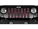 Grille Insert; Gray and Pink Leopard Print (20-24 Jeep Gladiator JT)