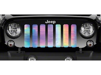 Grille Insert; Rainbow Chrome (20-24 Jeep Gladiator JT)