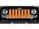 Grille Insert; Solid Orange (20-24 Jeep Gladiator JT)