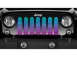 Grille Insert; Teal Ombre (20-24 Jeep Gladiator JT)