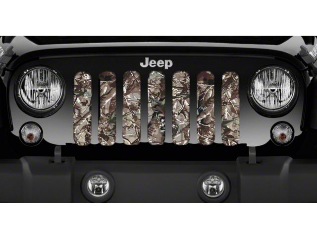 Grille Insert; Woodland Camo (20-24 Jeep Gladiator JT)