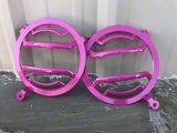 Headlight Guards; Passion Pink (20-24 Jeep Gladiator JT)