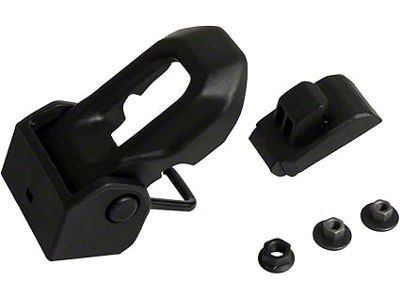 Hood Catch Kit; Black; Single (20-24 Jeep Gladiator JT)