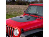 Hood Graphic; Black (20-24 Jeep Gladiator JT, Excluding Rubicon)