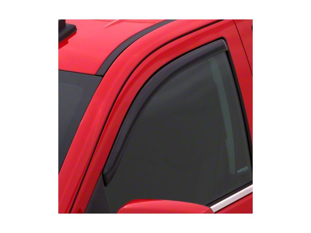 In-Channel Ventvisor Window Deflectors; Front; Dark Smoke (20-24 Jeep Gladiator JT)