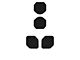 Interior Cup Holder Foam Inserts; Black/Black (20-24 Jeep Gladiator JT)