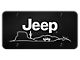 Jeep Desert Laser Etched License Plate (Universal; Some Adaptation May Be Required)