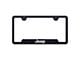 Jeep License Plate Frame; Rugged Black (Universal; Some Adaptation May Be Required)