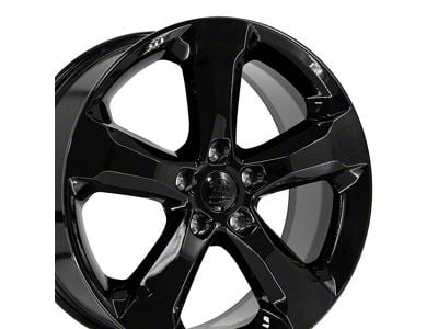 JP28 Gloss Black Wheel; 20x8.5; 50mm Offset (20-25 Jeep Gladiator JT)