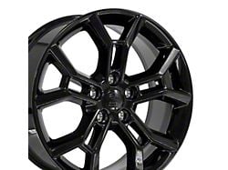 JP29 Gloss Black Wheel; 20x8.5; 50mm Offset (20-25 Jeep Gladiator JT)