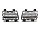 LED Side Marker Lights with Sequential Turn Signals; Chrome (20-24 Jeep Gladiator JT Launch Edition, Rubicon)