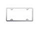 4-Hole Slimline License Plate Frame (Universal; Some Adaptation May Be Required)