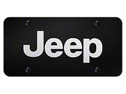 Jeep Laser Etched License Plate (Universal; Some Adaptation May Be Required)