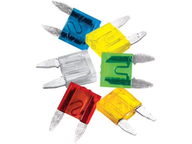 Mini Fuse Assortment; 120-Piece Set