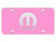 MOPAR Laser Etched License Plate; Pink (Universal; Some Adaptation May Be Required)