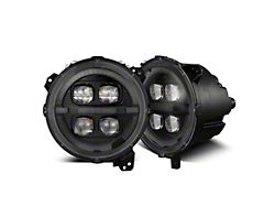 AlphaRex NOVA-Series LED Projector Headlights; Alpha Black Housing; Clear Lens (20-24 Jeep Gladiator JT)