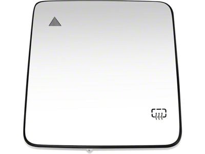 OE Style Non-Heated Mirror Glass; Driver Side (20-25 Jeep Gladiator JT w/o Blind Spot)