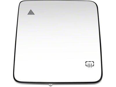 OE Style Non-Heated Mirror Glass; Driver Side (20-25 Jeep Gladiator JT w/ Blind Spot)