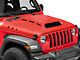 Piranha Series Hood with Functional Air Vents; Unpainted (20-24 Jeep Gladiator JT)