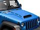 Piranha Series Hood with Functional Air Vents; Unpainted (20-25 Jeep Gladiator JT)