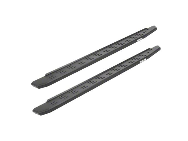 Go Rhino RB30 Running Boards with Drop Steps; Textured Black (20-24 Jeep Gladiator JT)