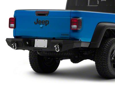 Rear Bumper; Textured Black (20-24 Jeep Gladiator JT)