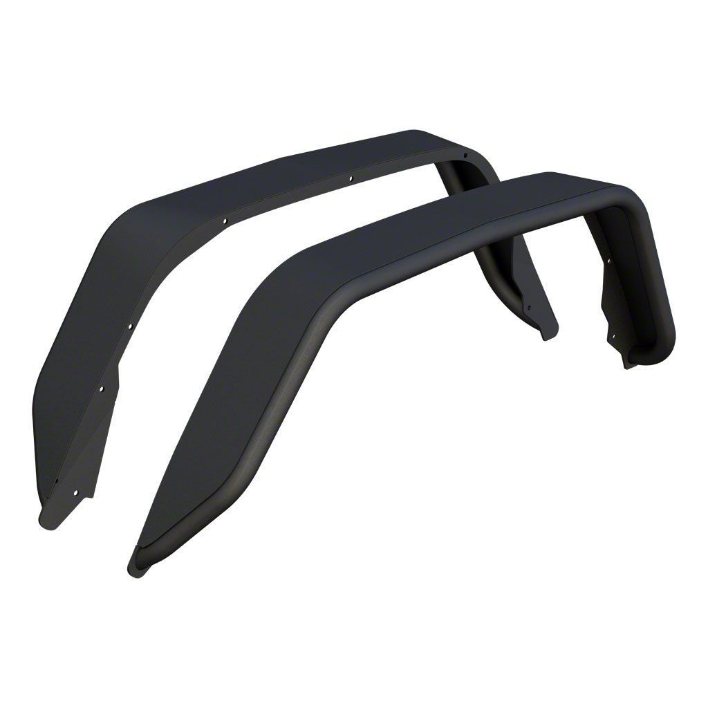 Jeep Gladiator Rear Fender Flares; Textured Black (20-25 Jeep Gladiator ...