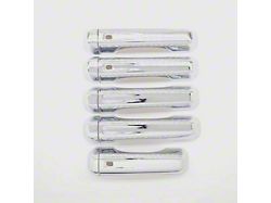 Smart Key Door Handle Covers; Chrome (20-24 Jeep Gladiator JT)