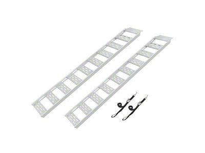 Straight Fixed Ramps with Treads; 12-Inch x 78-Inch