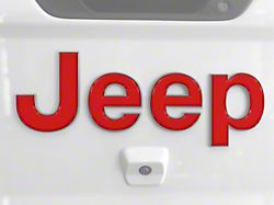 Tailgate Letter Overlays; Forged Carbon Fiber (20-24 Jeep Gladiator JT)