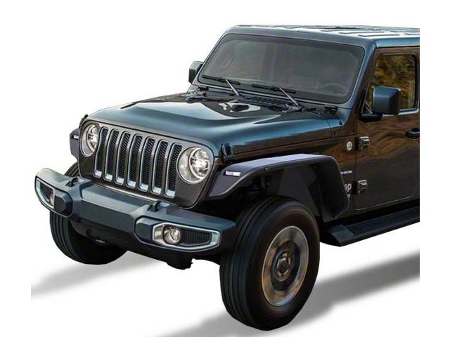 Tubular Fender Flares; Front (20-24 Jeep Gladiator JT)