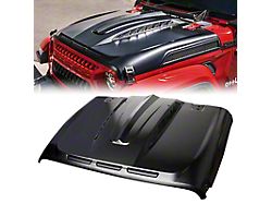 Unleash Series Hood with Functional Air Vents; Unpainted (20-24 Jeep Gladiator JT)