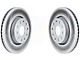 Vented Brake Rotors; Front Pair (20-24 Jeep Gladiator JT)